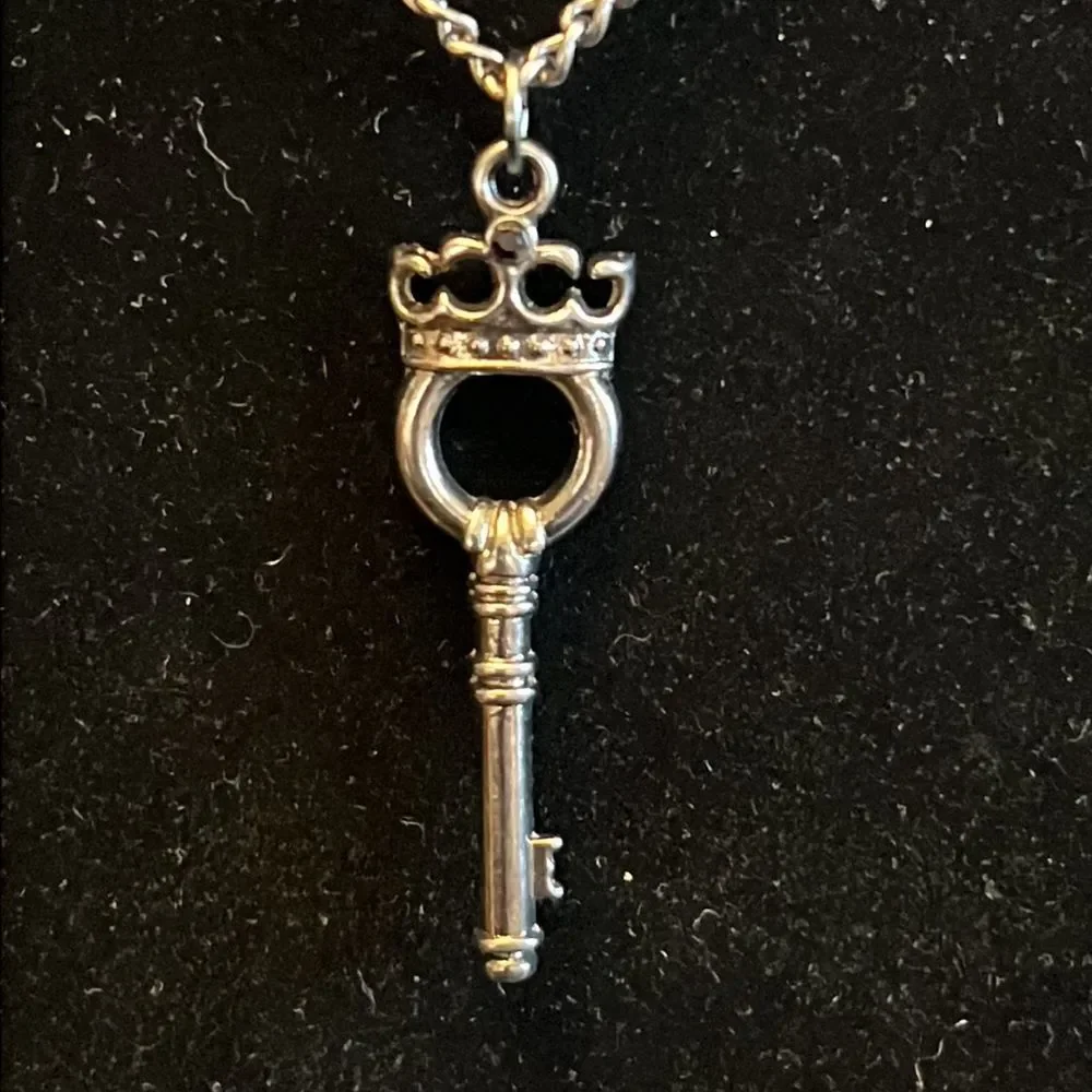 Handcrafted key pendant on 23 inch chain